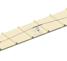 Producte Línea de Vida sobre Omegas para Chapa Perfilada